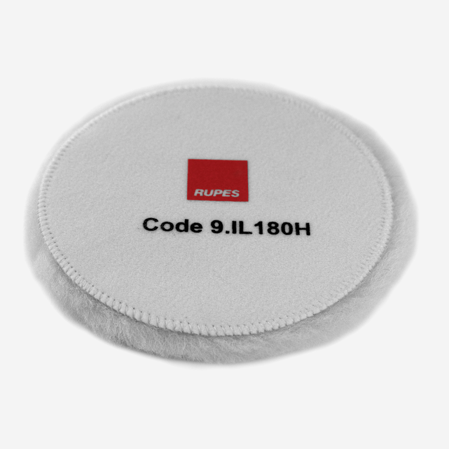 RUPES Rotary Flat – patins en laine naturelle pour polisseuses rotatives