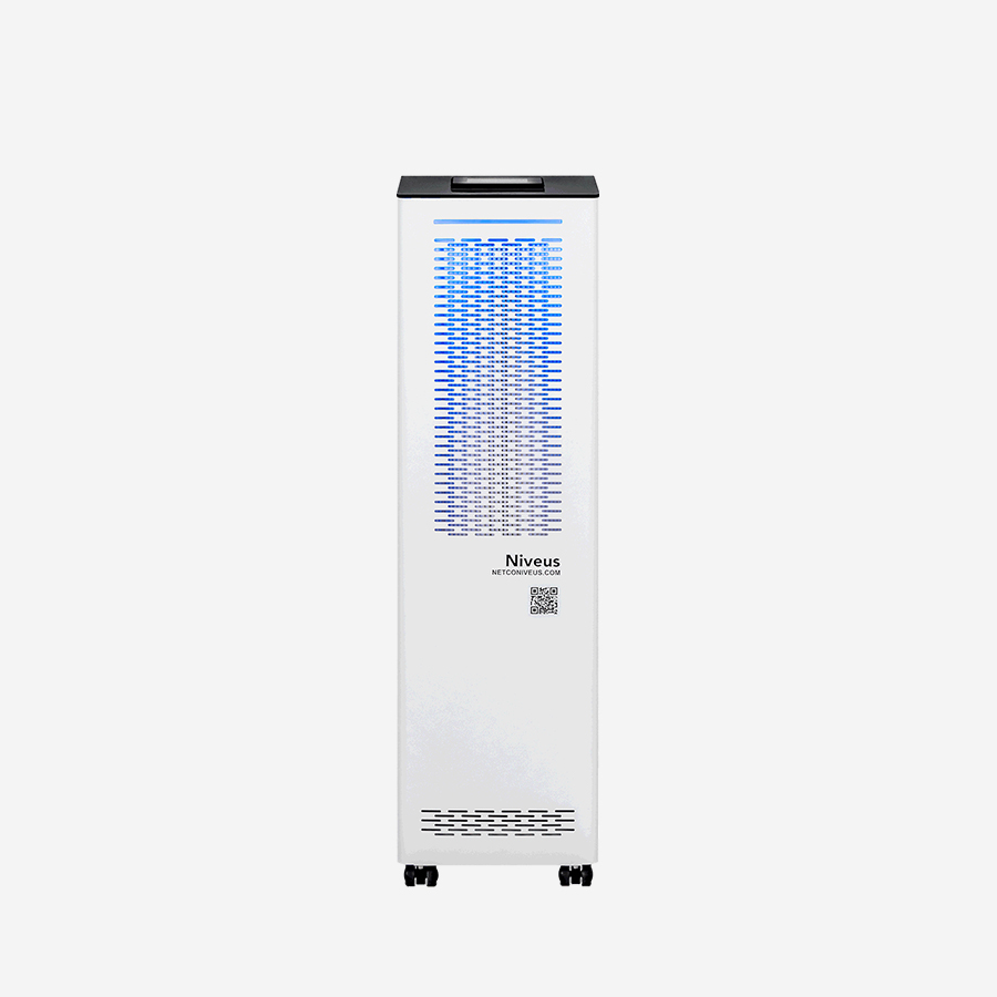 Niveus Slim NV100iS 4.0 – Purificateur d’air compact double filtration