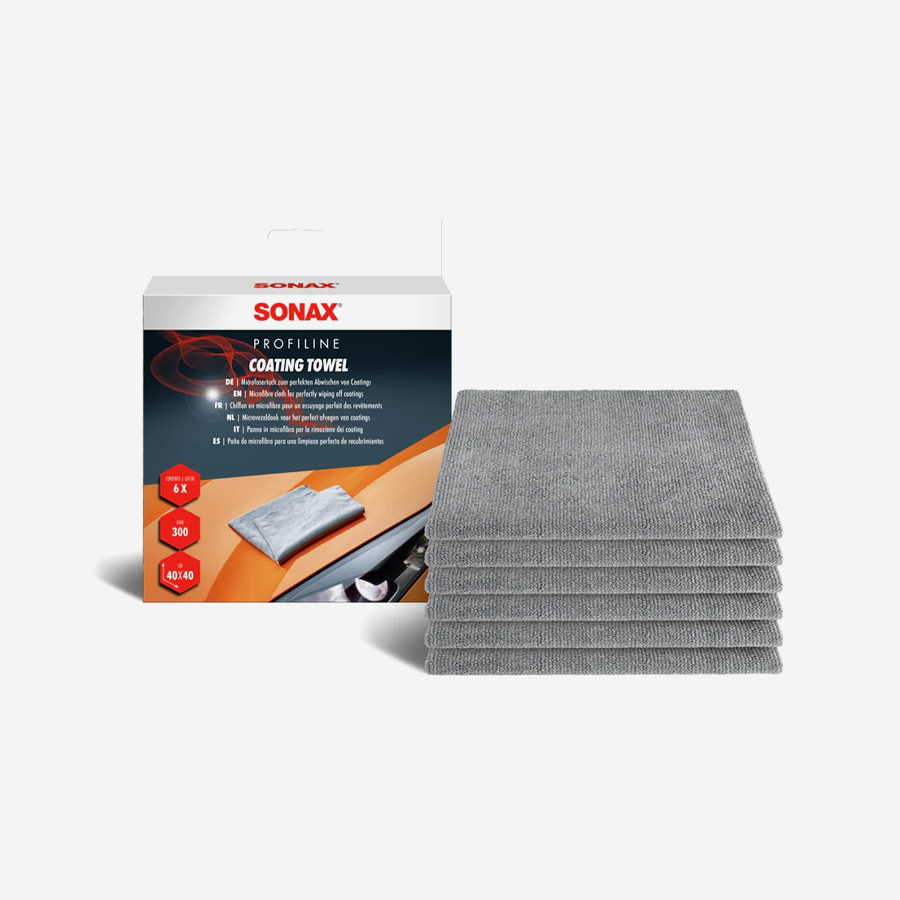 Chiffons microfibre SONAX Coating Towel (x6)